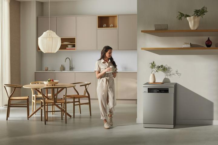 Actual product image Miele Automatic dishwasher G 7600 SC freestanding appliance/Edst CleanSteel