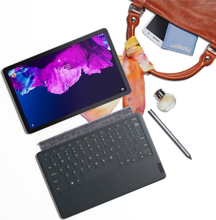 Produktbild Lenovo Tab P11 inkl. Tastatur, Precision Pen 2 (4G, 11", 128 GB, Grau)