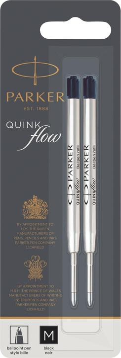 Image du produit Parker Pen Flux de Quink (Recharger, Noir, 0.80 mm)
