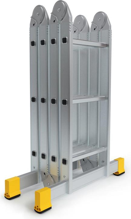 Puag Gelenkleiter 4 x 3 Sprossen (Stehleiter, 349 cm)