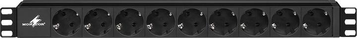 Produktbild Monacor Rack-Steckdosenleiste RCS-92/S (9 x, CEE 7/3, 2 m)