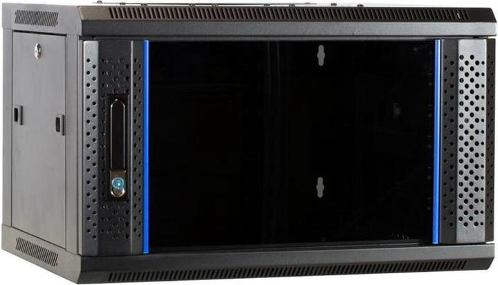 Dsit 6 HE Serverschrank, Wandgehäuse, mit Glastür (BxTxH) 600 x 600 x 368mm (6 HE, 19 Zoll Rack)