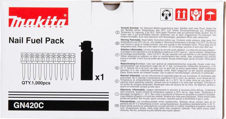 Actual product image Makita FUEL CELL AND PIN 2.6X30 1000PCS
