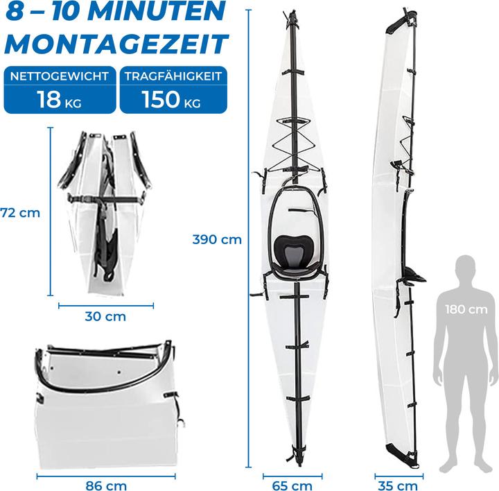 Produktbild Terravent High Performance Faltkajak (1 Pers.)