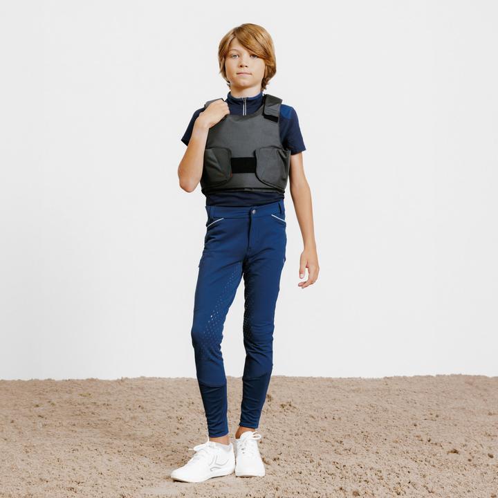 Produktbild Fouganza Reitschutzweste Kinder - 100 schwarz (146)