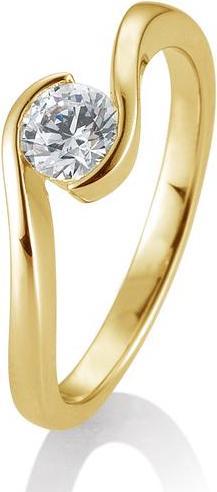 Breuning Ring Schwung 0,40-0,60 ct. (48, 585/14 K Gold)