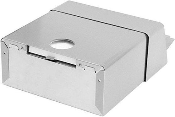 Immagine prodotto Ophardt Cestino per l'igiene in acciaio inox con coperchio incernierato (6 l)