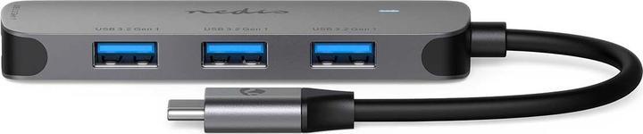 Immagine prodotto Nedis Hub USB 1x USB-C™ - 4x USB A, 4 porte, USB 3.2 Gen1, alimentato via USB, 5 Gbps (USB-C, 4 Porti)