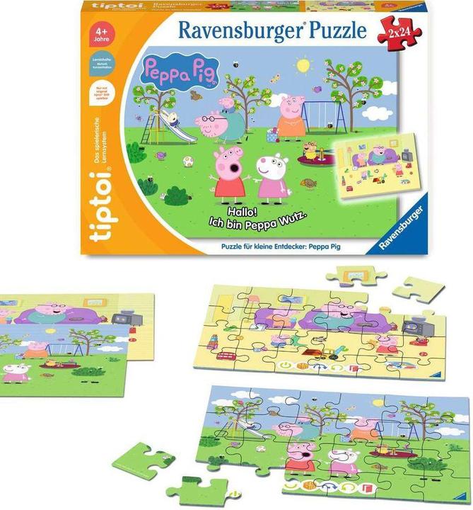 Immagine prodotto tiptoi Puzzle per piccoli esploratori: Peppa Pig (48 pezzi)