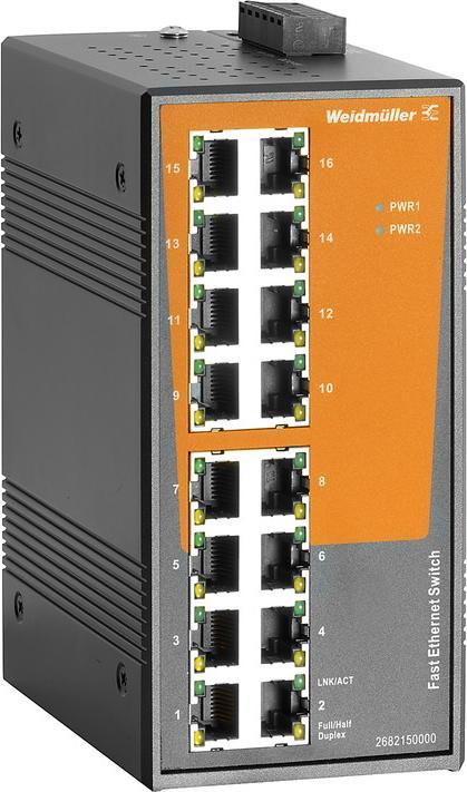 Actual product image Weidmüller IE-SW-EL16-16TX Network