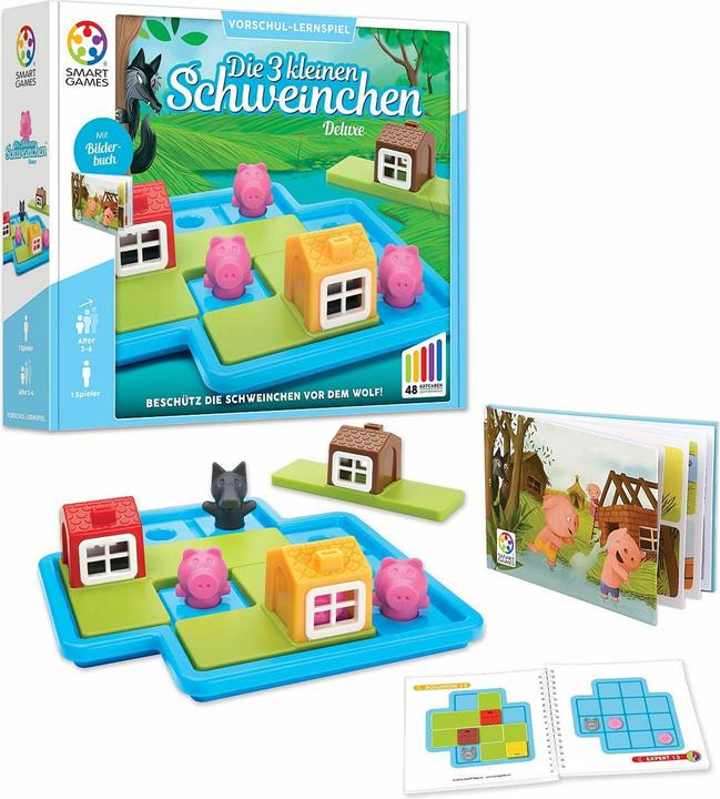 Actual product image Smart Games The 3 little pigs (French, Dutch, Swedish, German, Italian, English)