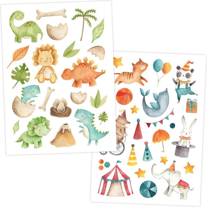 Actual product image Papierdrachen 100 children's tattoos