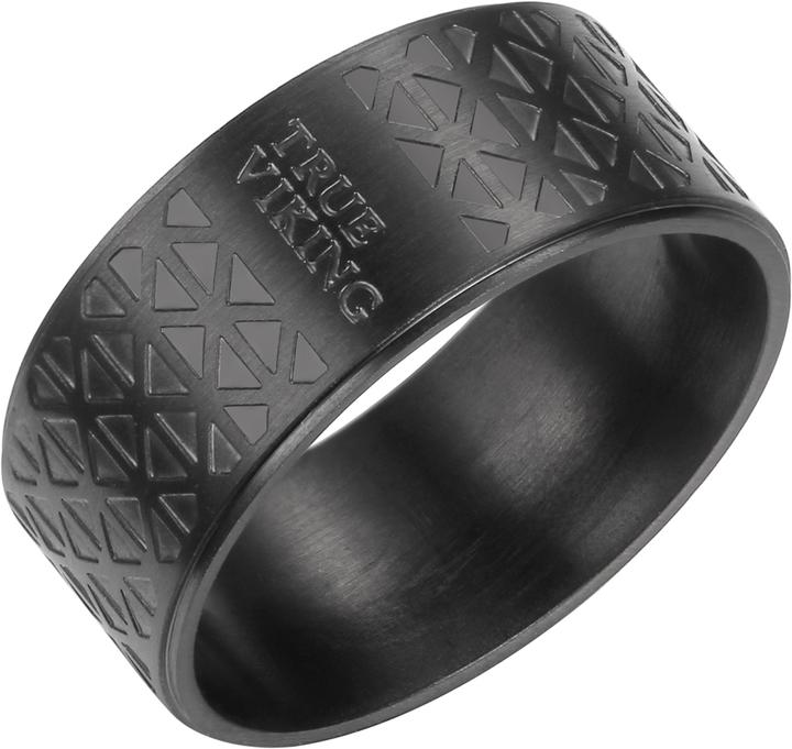 True Rebels Herren Edelstahl schwarz - 104