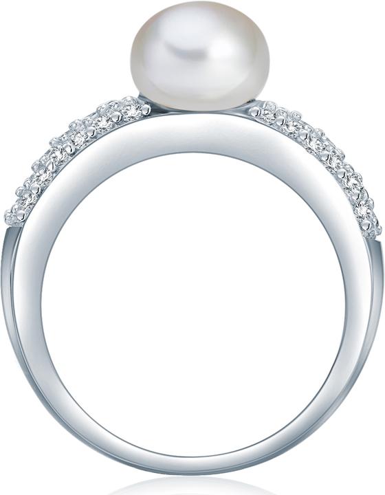 Immagine prodotto Valero Pearls Donna Argento Cubic Zirconia Perle d'acqua dolce coltivate argento - 3848 (60, 925 Argento)