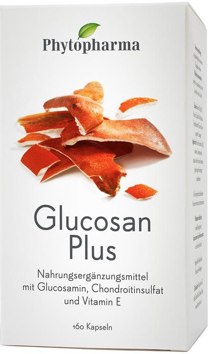 Produktbild Phytopharma Glucosan PLUS mit Glucosamin und Chondroitin für die Gelenke (160 Stück, Kapseln, 127 g)