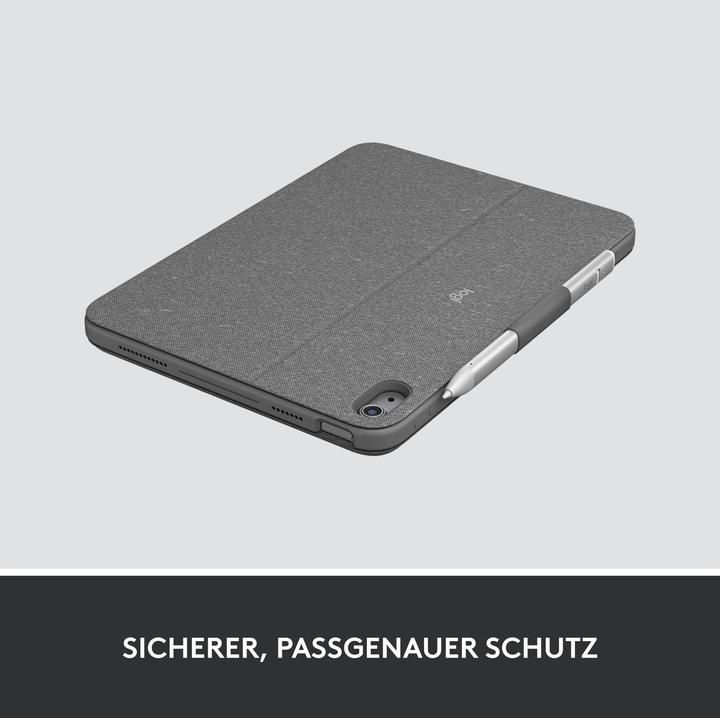 Image du produit Logitech Combo Touch Pour Ipad (10th Gen) (CH, iPad 2022 (10e génération))