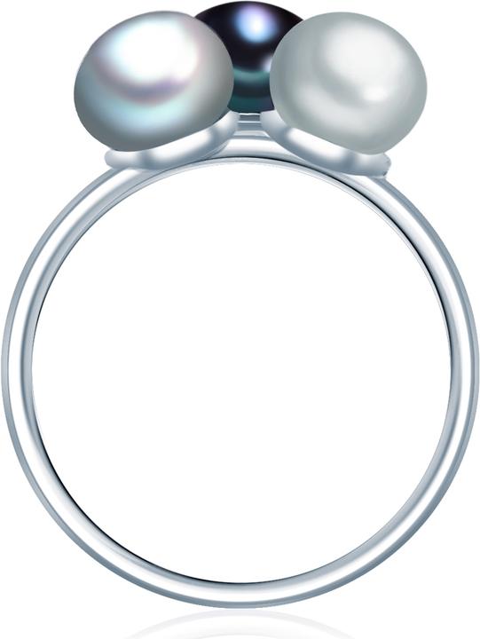 Immagine prodotto Valero Pearls Donna in argento sterling con perle d'acqua dolce coltivate - 3958 (60, 925 Argento)