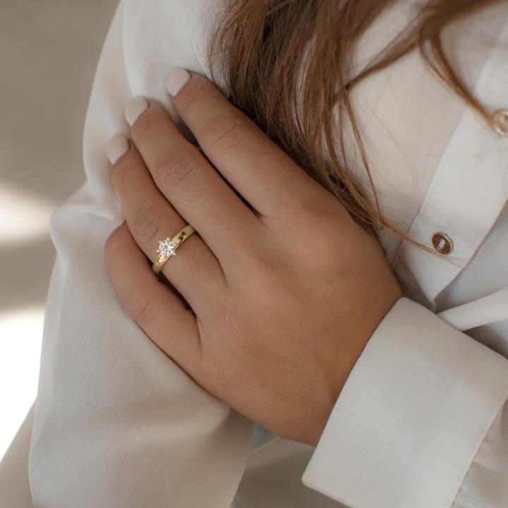 Immagine prodotto Trilani Donna Argento Cubic Zirconia Oro Giallo - 4126 (50, 925 Argento)
