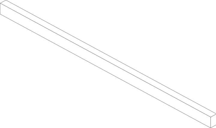Blum Cross railing for TANDEMBOX ORGA-LINE for cutting to length