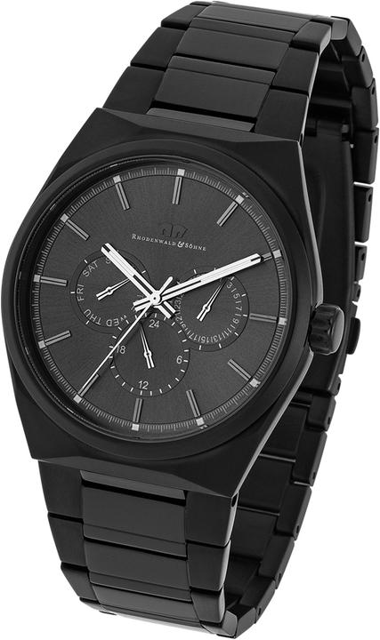 Produktbild Herren Multifunktionen Cooledge Edelstahl schwarz - 5610 (Analoguhr, 42 mm)