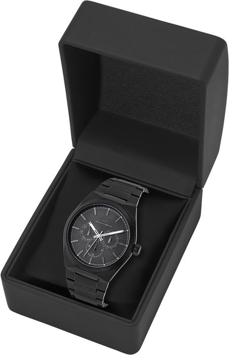 Produktbild Herren Multifunktionen Cooledge Edelstahl schwarz - 5610 (Analoguhr, 42 mm)