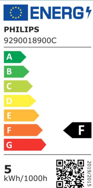 Energie-Label Philips Lampe (E27, 4.30 W, 470 lm, 3 x, F)
