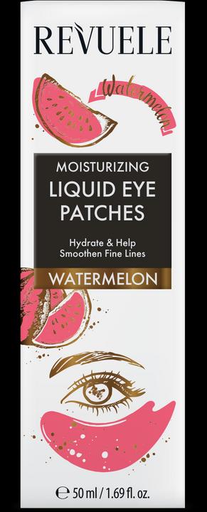Produktbild Revuele MOISTURIZING LIQUID EYE PATCHES Watermelon, 50 ml (Patches, 50 ml, Tag + Nacht)