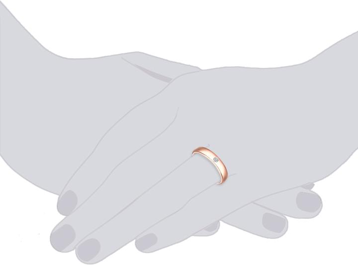 Immagine prodotto Trilani Donna Argento Cubico Zirconia Oro Rosa - 4194 (60, 925 Argento)