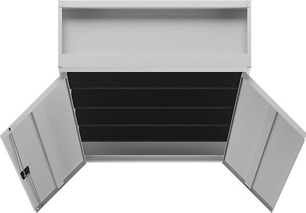 Actual product image Mauser Steel cabinet with hinged doors (120 x 42 x 195 cm)