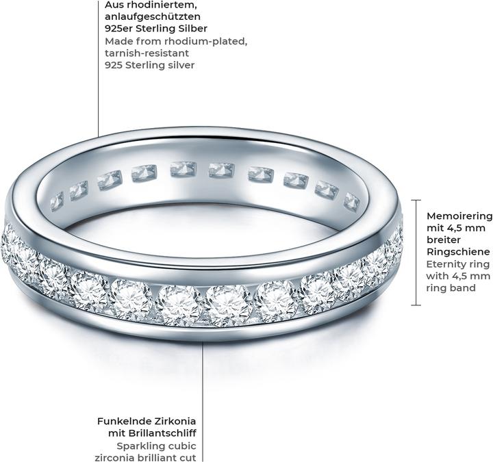 Immagine prodotto Trilani Donna Argento Zirconia argento - 4208 (56, 925 Argento)