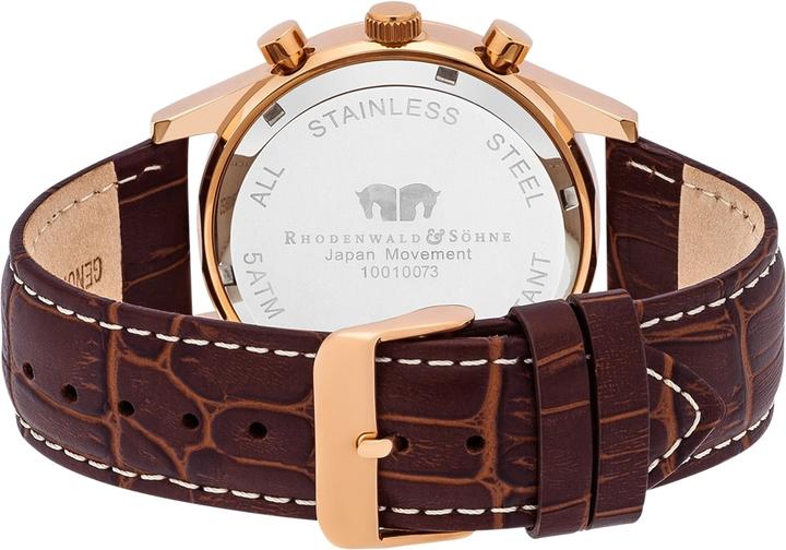 Immagine prodotto Cronografo da uomo Goodwill in vera pelle marrone scuro - 4410 (Cronografo, 45 mm)