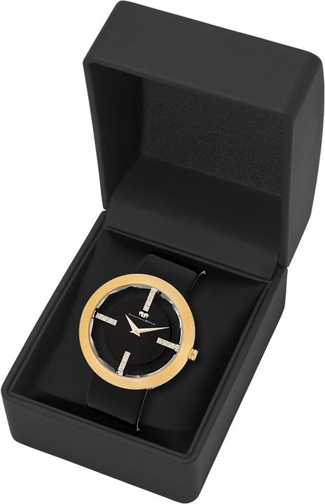 Produktbild Damen Quarzuhr Lucrezia Echtleder schwarz - 4336 (Analoguhr, 42 mm)