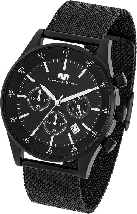 Produktbild Herren Chronograph Goodwill Edelstahl schwarz - 5112 (Chronograph, 45 mm)