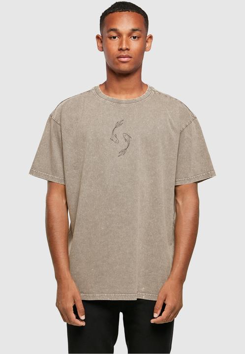 Actual product image Merchcode Spring - Yin & Jang Fish Acid Washed Heavy Oversized Tee - 117347 (XS)