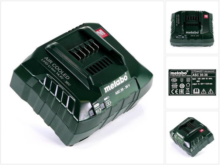 Produktbild Metabo Ladegerät ASC 30-36 V AIR COOLED 14,4-36V ( 627044000 ) (36 V)
