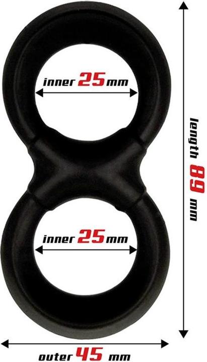 Immagine prodotto Beast Rings Anello per cazzo e pene in silicone liquido da 25 mm (2.50 cm)