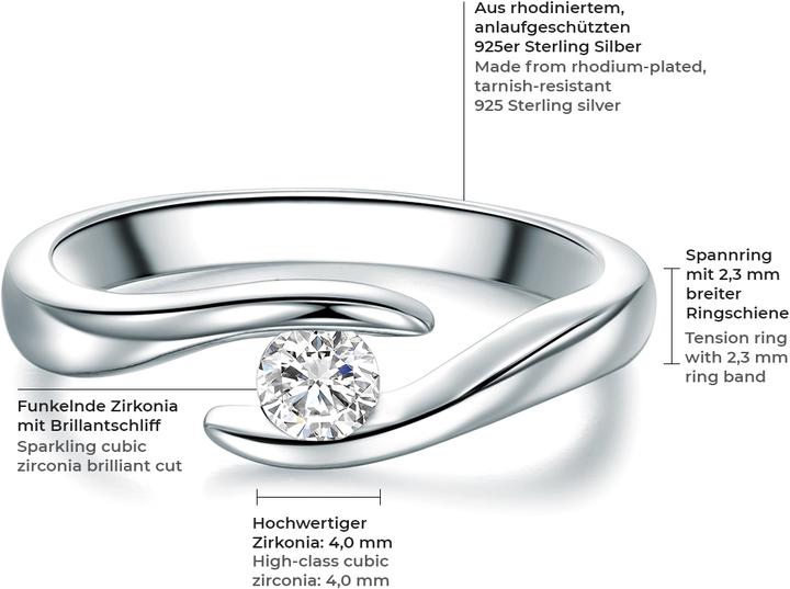 Immagine prodotto Trilani Donna Argento Zirconia argento - 6794 (52, 925 Argento)