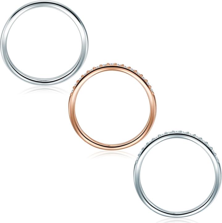 Immagine prodotto Rafaela Donata Donna Argento Zirconia Argento/Oro Rosa - 10914 (60, 925 Argento)