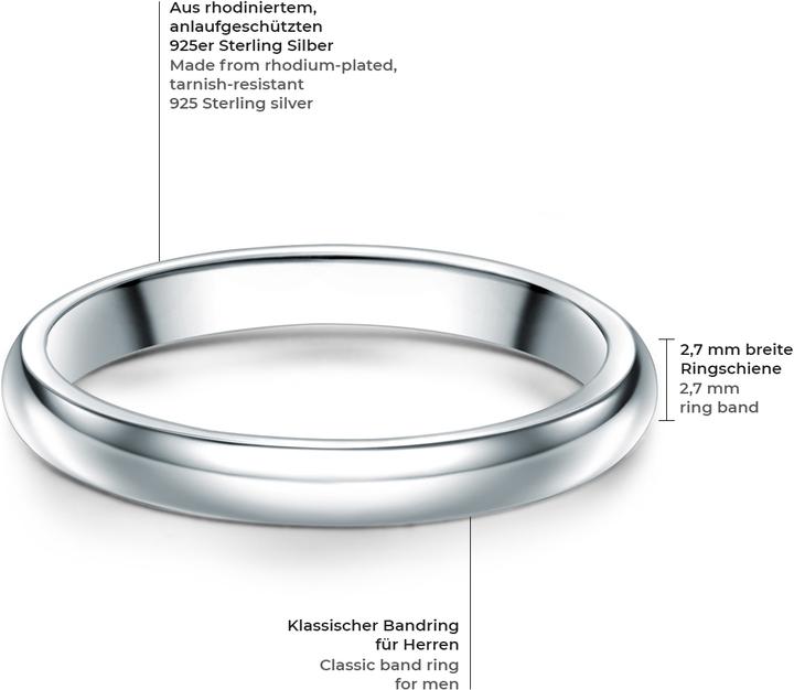 Produktbild Trilani Herren Sterling Silber silber - 11064 (66, 925 Silber)