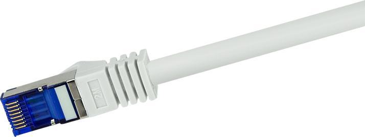 Produktbild LogiLink Patchkabel Ultraflex, Kat.6A, S/FTP, 2,0 m, grau mitCat.7 Rohkabel, extra flexibles & weiches Kabel (S/FTP, CAT6a, 2 m)