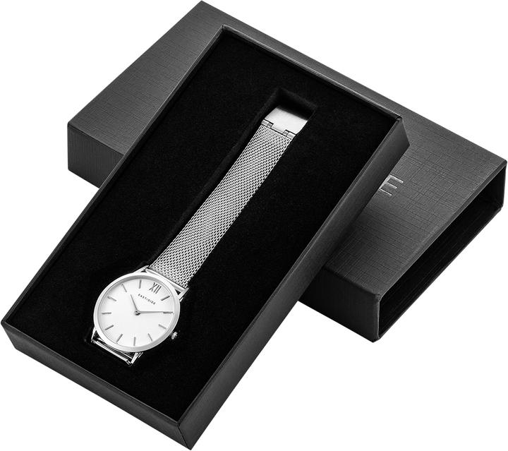 Immagine prodotto Eastside Orologio al quarzo da donna Upper Union in acciaio inossidabile argento - 9766 (Orologio da polso analogico, 33 mm)