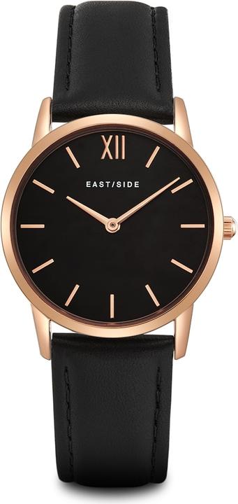 Produktbild Eastside Damen Quarzuhr Upper Union Echtleder schwarz - 9762 (Analoguhr, 33 mm)