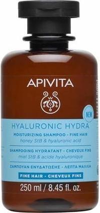 Apivita Hyaluronic Hydra Moisturizing Shampoo For Fine Hair - 250ml (250 ml, Flüssiges Shampoo)