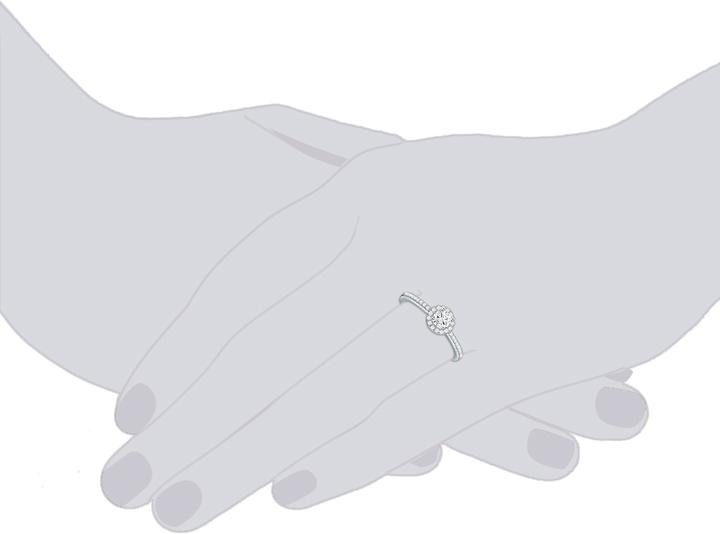 Produktbild Trilani Damen Sterling Silber Zirkonia silber - 11972 (60, 925 Silber)
