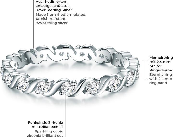 Immagine prodotto Trilani Donna Argento Zirconia argento - 11984 (48, 925 Argento)