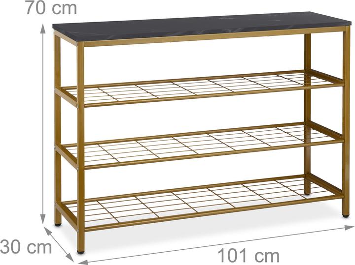 Actual product image Relaxdays Console Table (101 x 30 x 70 cm)