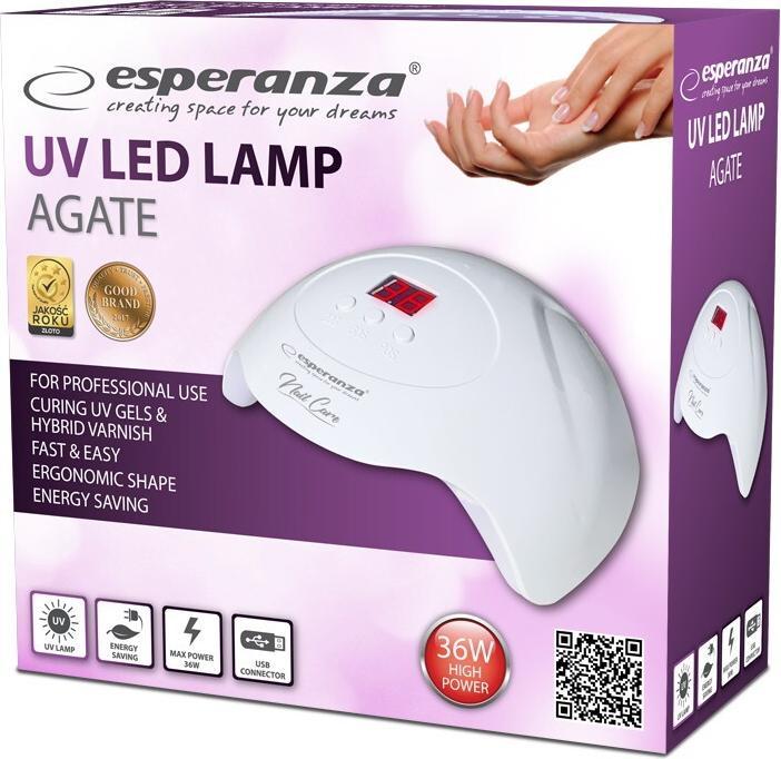 Image du produit Esperanza EBN010 Séchoir à ongles UV LED 36W