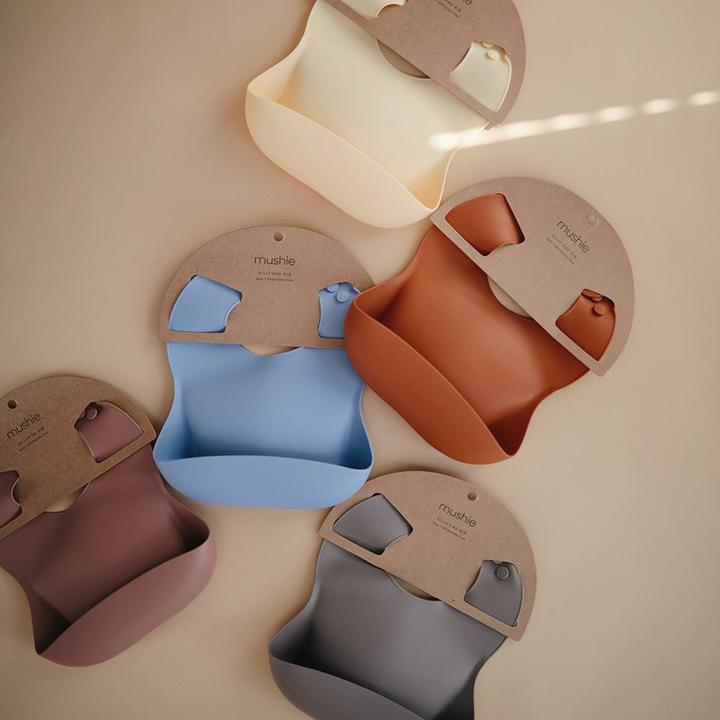 Produktbild Mushie Silikon Ltzchen Blush Powder Blue