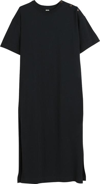La Redoute Collections Langes Jerseykleid mit Knopfleiste an der Schulter (XL)