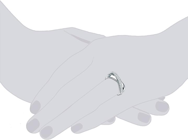 Produktbild Trilani Damen Sterling Silber Zirkonia silber - 16302 (54, 925 Silber)